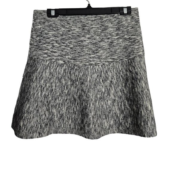 Theory Wool Gida KB Evian Space Knit Flounce Hem Skater Skirt Women Medium - Picture 7 of 10